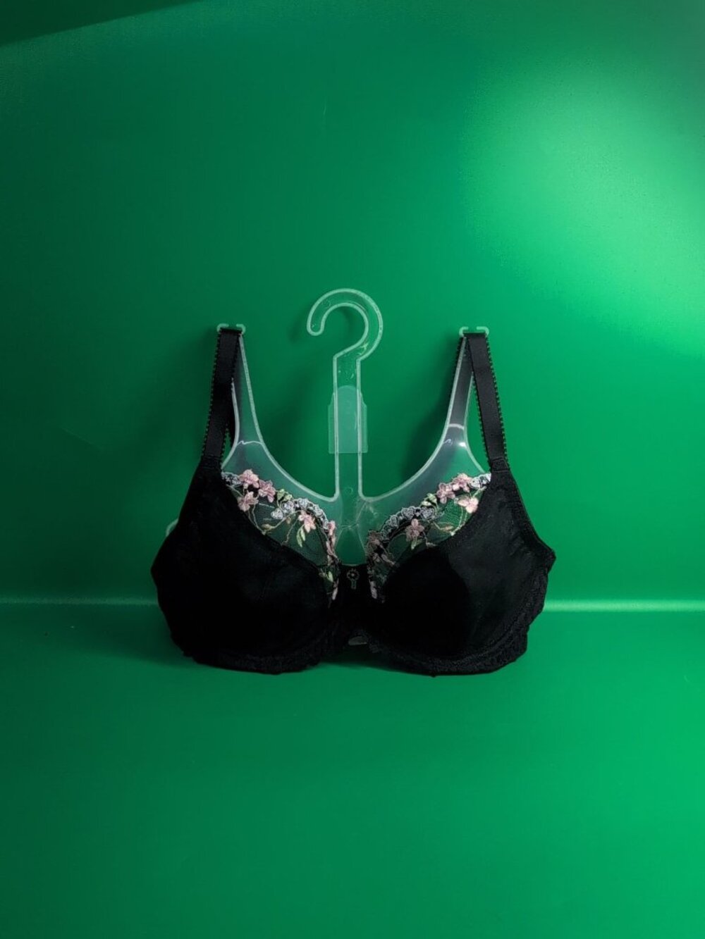 Freya Love Haze Lace Underwired Plunge Bra 32DD Black